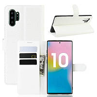Чохол Luxury для Samsung Galaxy Note 10 Plus (N975) книжка білий