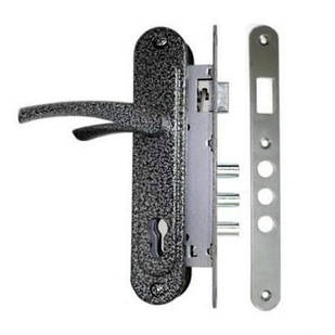 Врізний замок Арика ЗВ-7 ЄВРО сірий без циліндра