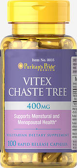 Вітаміни Puritan's Pride Vitex Chaste Tree 400 mg 100 капсул (4384301702)