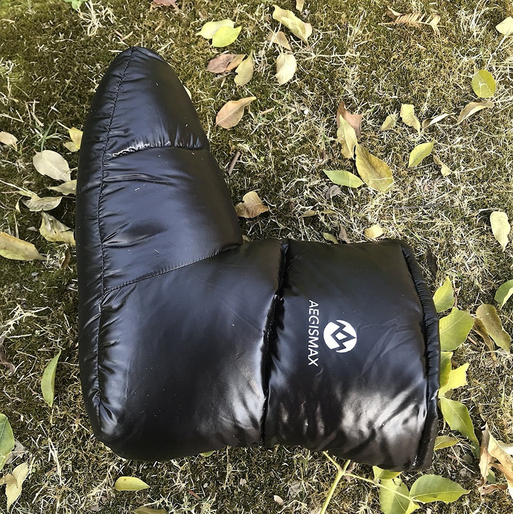 Пуховые носки (зимние), обувь из пуха Aegismax Размер M 22-25см черные. - фото 6 - id-p1060162570