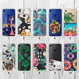 Силіконовий чохол з малюнком для Huawei Honor 8A / Y6s (new collection)