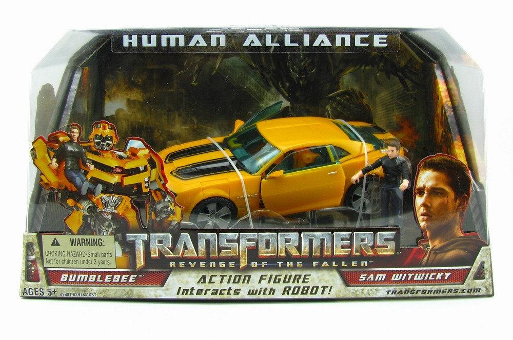 Трансформер Бамблбі та Сем Вітвірки — Bumblebee&Sam Witwicky, TF2, Human Alliance, 20CM