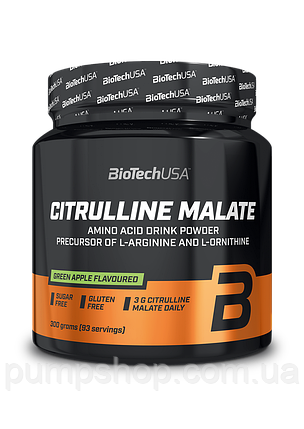 Цитрулін малат BioTech USA Citrulline Malate 300 г, фото 2