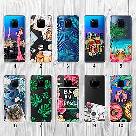 Силіконовий чохол з малюнком для Huawei Mate 20 Pro (new collection)