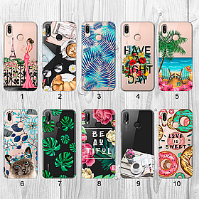 Силіконовий чохол з малюнком для Huawei P20 Lite / Nova 3e (new collection)
