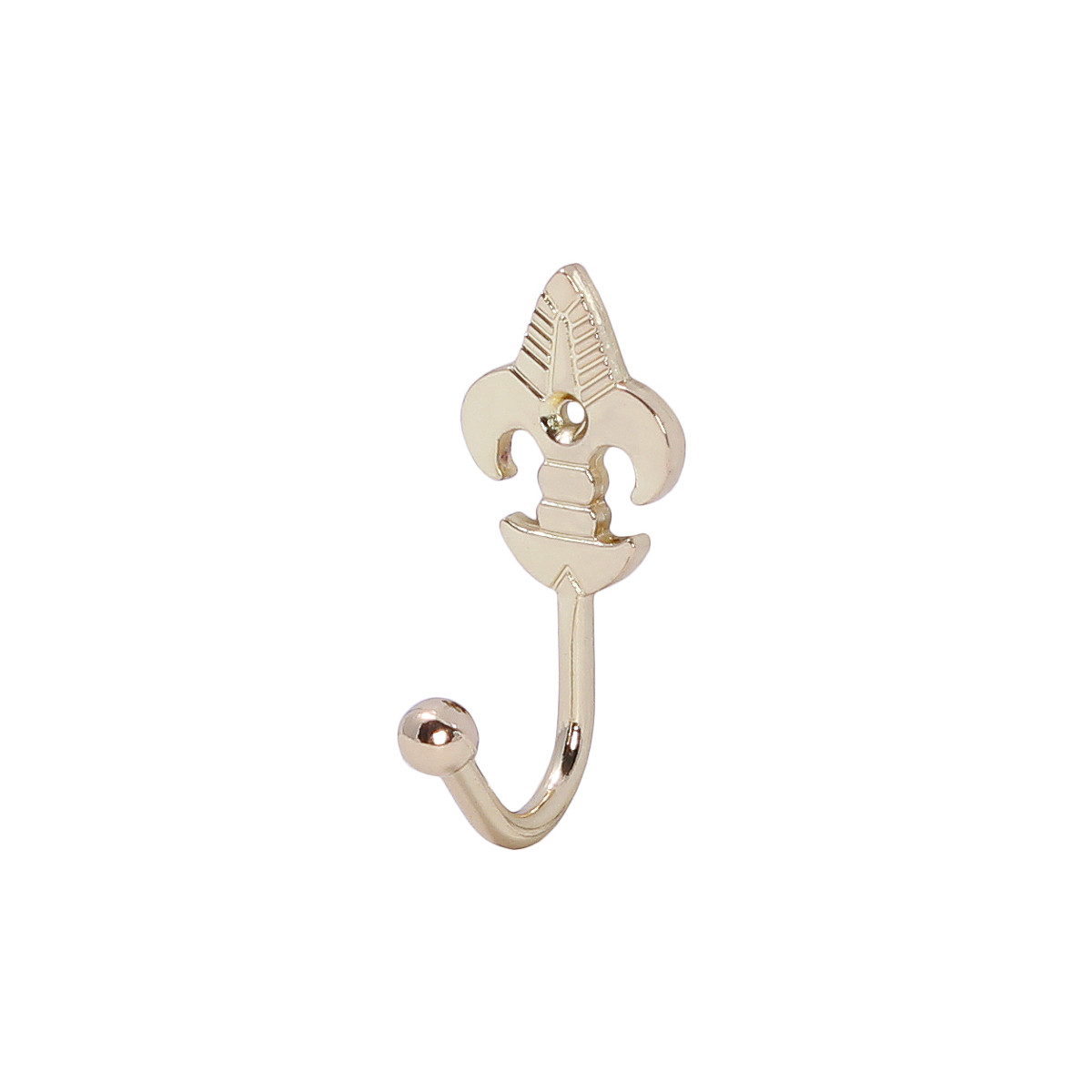 Гачок меблевий Curtain Hook Larvij 33х26х60 мм Латунь (HK1808D)