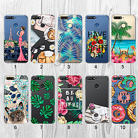 Силіконовий чохол з малюнком для Huawei Y6 Prime 2018 (new collection)