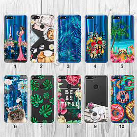 Силіконовий чохол з малюнком для Huawei Y7 Prime 2018 / Nova 2 Lite (new collection)