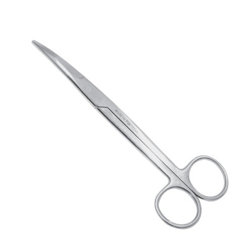 Ножиці хірургічні та гінекологічні Mayo, 17 см, тупий / тупий, загнуті, J-22-106, фото 1