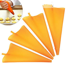 Мішок жовтогарячий силіконовий 60 см