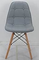 Стілець Alex/ Алекс, Екошкіра, сірий 35