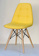 Стілець Alex/ Алекс, Екошкіра, жовтий 12