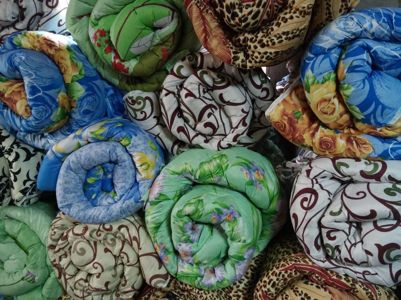 Ковдра (оптом) силіконова напівторна 145х210/ковдра зимова (різні кольори)