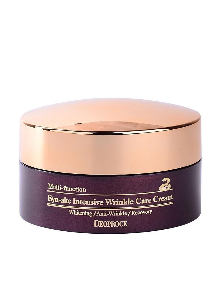 Інтенсивний крем для обличчя з пептидами змії Deoproce Synake Intensive Wrinkle Care Cream 100 мл, фото 1