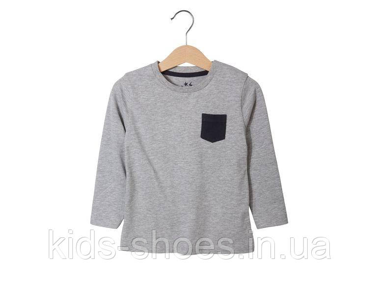 Дитячий реглан лонгслів сірий pepperts на 134-140 на хлопчика - фото 1 - id-p1081192501