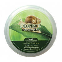 Крем для обличчя та тіла з равликовим екстрактом Deoproce Natural Skin Snail Nourishing Cream 100 мл