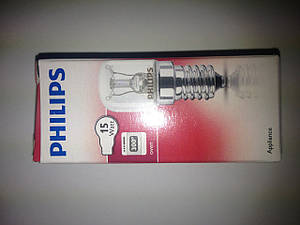 Лампа для духовки до 300 г. Philips 15w для духової шафи