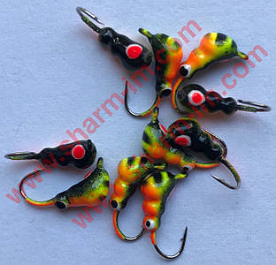 Мормилка вольфрамова Bravo 1330-23 3,0 мм 0,4 г. Мураха з вушком фарбований