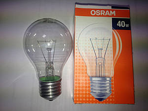 Лампа Osram 230-40вт прозор. А Clas E27