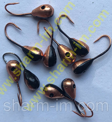 Мормышка вольфрамовая Bravo 1240-121 4,0 мм 0,8 гр. Капля с отверстием ...