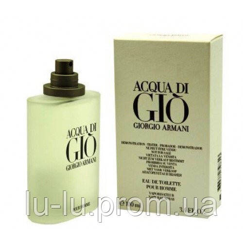 TESTER Мужские Giorgio Armani Acqua di Gio pour homme / Джорджио Армани Аква ди Джио пур Хом /100 ml - фото 5 - id-p953362214