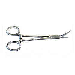 Затискач (корнцанг) Stieglitz вигнутий, 13,5 см, J-16-150