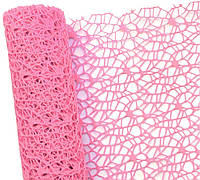 Сетка флористическая "Poly Net 1" розовая, (50 см х 5 ярдов)