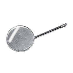 Дзеркало стоматологічне збільшує розмір 5, діаметр 24 мм, без ручки, SD-0772-24