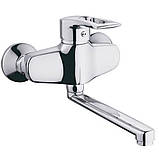 Змішувач для умивальника настінний (або кухні) Haiba Hansberg 005 U (HB0192), фото 2