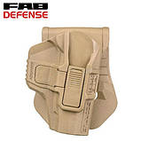 Кобура підсумок Fab Defense Scorpus Makarov  3 утримувача (Ізраїль) для ПМ - КОЙОТ (пісочна), фото 4