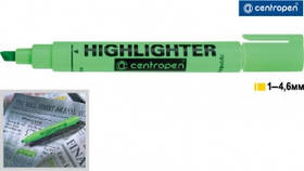 Маркер Текстовий тонкий зелений 8722 Centropen, Чехія