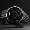 Спортивний годинник SKMEI 1219 чорний зі сріблястою вставкою, фото 4