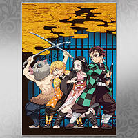 Плакат А3 Аниме Kimetsu no Yaiba 005