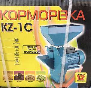 Кормоподрібнювач Euroaqua KZ — 1С (зерно/коренеплоди), фото 2