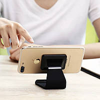 Універсальна підставка-тримач 2в1 для смартфонів і планшетів Control з рухомою верхньою частиною (чорний)