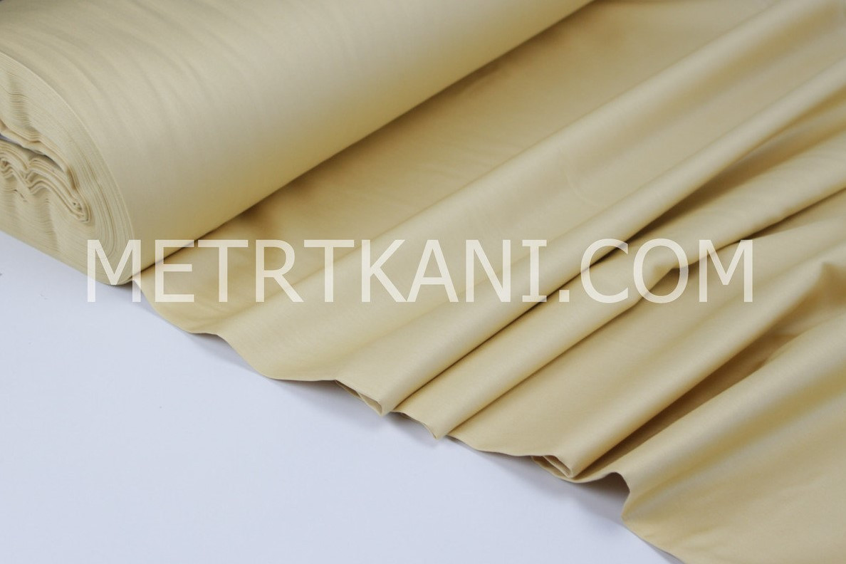 Сатин преміум, золотистого кольору ширина 240 см No ПС-0004-10, фото 1