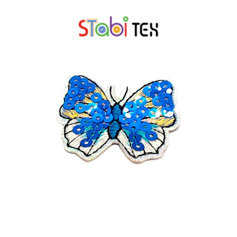 Термоаплікації "Метелик" Синя