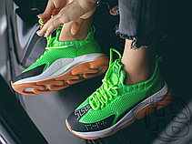 Жіночі кросівки Versace Cross Chainer Sneakers Green Black DSR857G-D23TG_DSW_350_D5PZ, фото 3