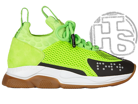 Жіночі кросівки Versace Cross Chainer Sneakers Green Black DSR857G-D23TG_DSW_350_D5PZ, фото 1