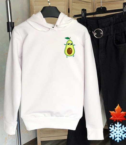 теплий худі з авокадо Arut оптовий інтернет-магазин жіночого одягу арут