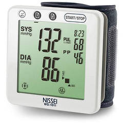 Тонометр зап'ястковий NISSEI WSK-1011 зі збільшеною манжетою