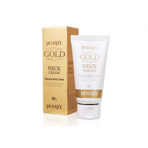 Крем для шиї та декольте з золотом Petitfee Gold Neck Cream 50g