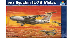 Ілюшин Іл-78 Мідас. Збірна модель літака. 1/144 TRUMPETER 03902