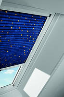 Плиссированные шторки Roto для мансардного окна