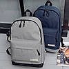 Міський рюкзак темно-синій із сірим, фото 2