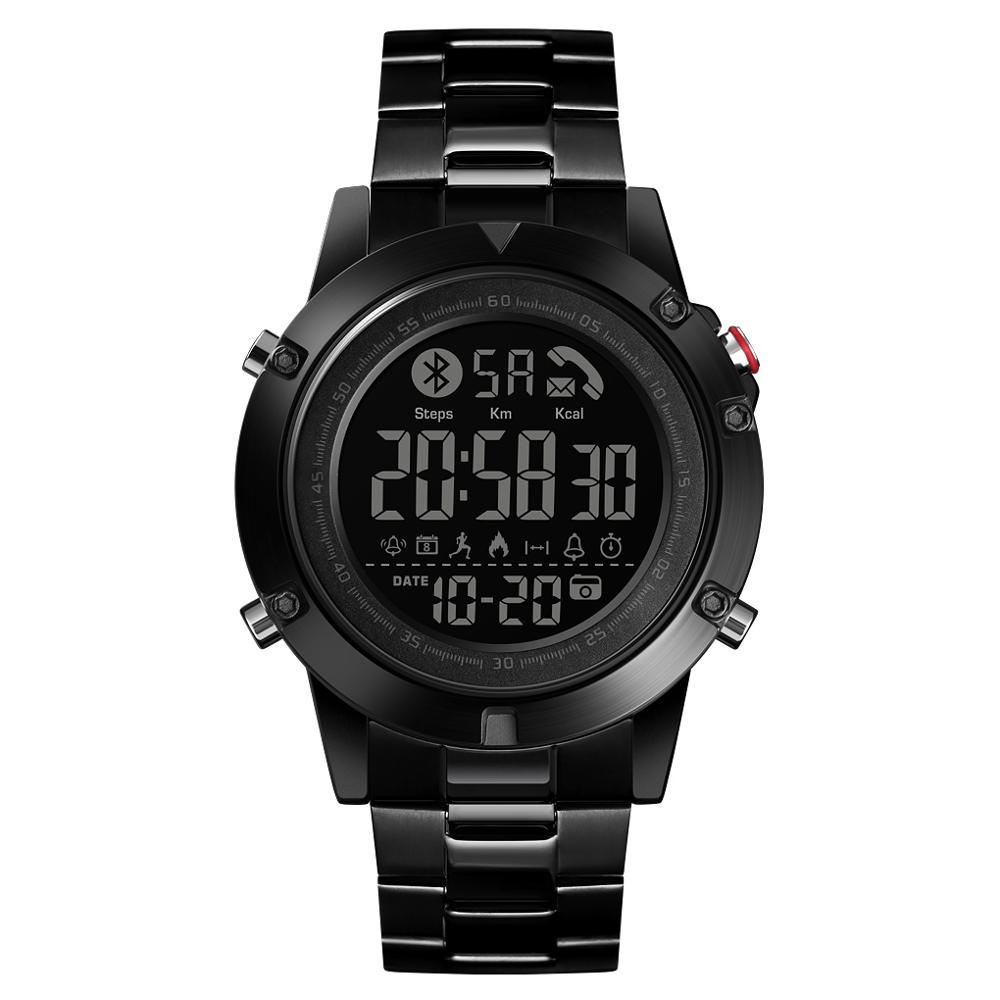 Skmei 1500 ideal чорний чоловічий спортивний смарт-годинник