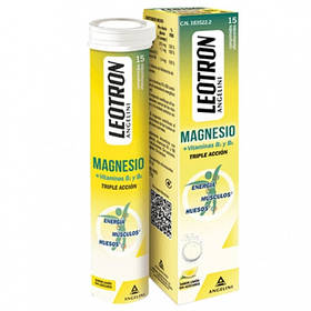 LEOTRON MAGNESIO 15 COMPRIMIDOS EFERVESCENTES