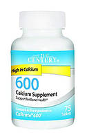 Кальцій для кісток 21st Century Calcium 600mg 75tab