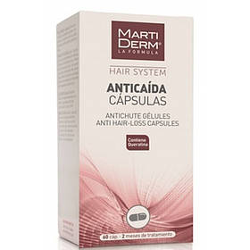 Капсули проти випадіння волосся Martiderm® anticaída oral estimulaci ⁇ n capilar 60cáps