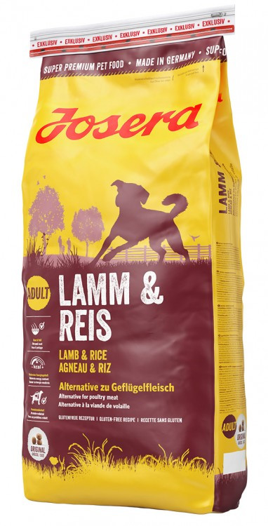 Корм для собак Josera Lamb and Rice 15 кг